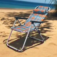 كرسي شاطئ قابل للطي – تصميم صيفي خفيف ومريح