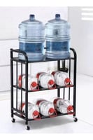 عربة تنظيم حديدية بعجلات – 3 أو 4 أرفف