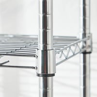 رف استيل أنيق متعدد الاستخدامات