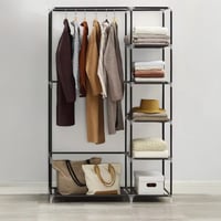 دولاب قماش جهة تخزين + جهة تعليق