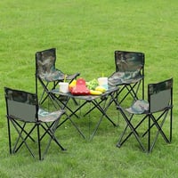 طاولة و 4 كراسي قابلة للطي