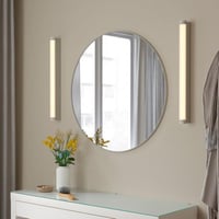 مرايا دائرية لون ابيض