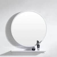 مرايا دائرية لون ابيض