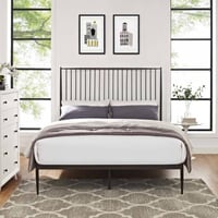 هيكل سرير لون اسود