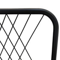 هيكل سرير شكل عصري لون اسود