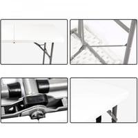 طاولة قابلة للطي أبيض