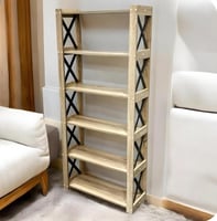 دولاب تخزين بأرفف مفتوحة