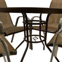 جلسة حديقة طاولة و 4 كراسي متوفرة 3 الوان