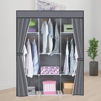 دولاب قماش 3 جهات تعليق + 6 تخزين