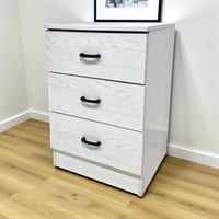 كومودينه أنيقه بثلاثة أدراج لتخزين متعدد الاستخدام...