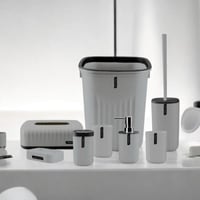 طقم حمام كلاسيك 8 قطع – تصميم بسيط وأنيق