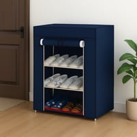 خزانة أحذية قماشية بأربعة أدوار