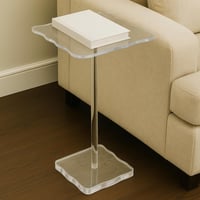 طاولة خدمة فاخرة من الأكريليك – ارتفاع 55 سم