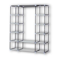 دولاب قماش جهة تعليق + 12 رف