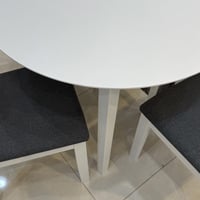 طاولة طعام دائري 4 كراسي