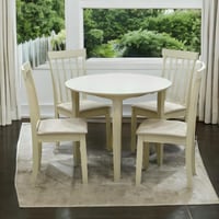 طاولة طعام دائري 4 كراسي