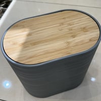 طقم تنظيم حمام 6 قطع بلمسات خشبية