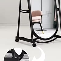 مرآة متنقلة بتصميم عصري – متوفرة باللونين الأسود و...