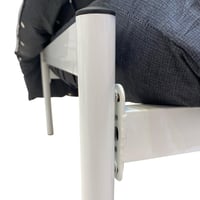 هيكل سرير شكل عصري لون ابيض