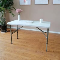 طاولة قابلة للطي أبيض