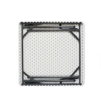 طاولة قابلة للطي بلون ابيض