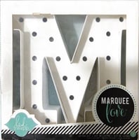 حروف مضيئه M