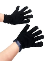 بدلة ساونا سحاب اللون النيلي مع قفازات وجوارب بنفس...