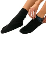 بدلة ساونا سحاب اللون النيلي مع قفازات وجوارب بنفس...