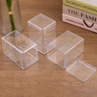 علب اكريلك مستطيله مرتفعة