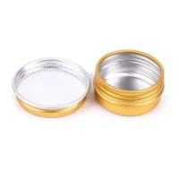 علب معدن للادوات التجميل