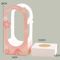 حامل ورد وكيك فاخر