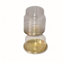 علب بلاستيك دائريه غطاء مرتفع