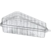 علب مثلثه بلاستيك تشيز كيك بالكرتون