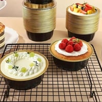 علب قصدير دائري اسود