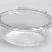 علب بلاستيك بيضاوي