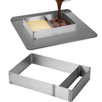 قاطع كيك مستطيل ومربع