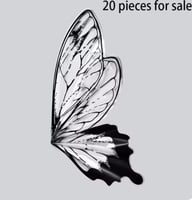 تغاليف ورد فراشه شفاف