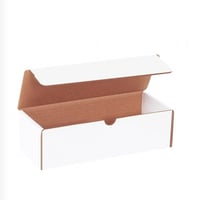 كرتون شحن ابيض مستطيل