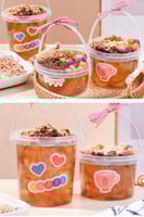 علب بلاستيك بعلاق بمفتاح فك اول مرا