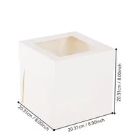 علب كيك ورقيه مرتفعه