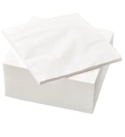 مناديل ابيض 30 *30 4000 منديل