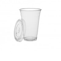 كاسات بلاستيك غطاء مسطح