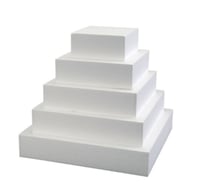 قواعد كيك فلين مربع