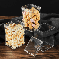 علب اكريلك مستطيله مرتفعة