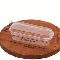 علب حلا بلاستيك مستطيله فاخر