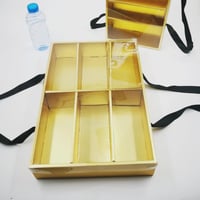 علب مقسمه غطاء شفاف