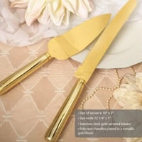 طقم سكين كيك وحامل