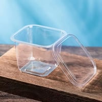 علب مربعه بلاستيك