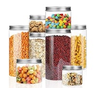 برطمانات شفافه بالربطه