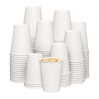 اكواب ورقيه مقاسات والالوان